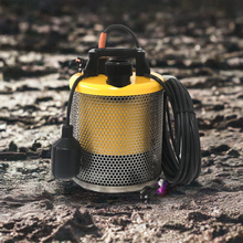Load image into Gallery viewer, Site Drainer Pit Boss 102 T 1Hp Submersible Dewatering Pump / Sump Pump with Non Clogging Stainless Steel Screen and Tethered Float