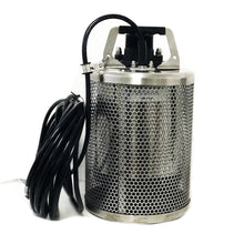 Load image into Gallery viewer, Site Drainer Stainless Steel SD 750 1Hp Non clogging Electric submersible dewatering pump and trash pump