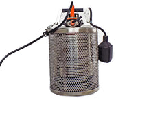 Load image into Gallery viewer, Site Drainer Stainless Steel SD 750T 1Hp Non clogging Electric submersible dewatering pump and trash pump with External Tethered Automatic On Off Float