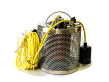 Load image into Gallery viewer, Site Drainer High Temperature Pump Stainless Steel SD 350HT 1/2Hp Non clogging Electric submersible dewatering pump and trash pump with External Tethered Automatic On Off Float
