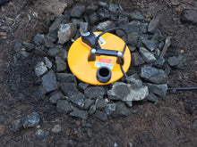 Load image into Gallery viewer, Site Drainer Pit Boss 102V 1Hp Non clogging Electric submersible dewatering pump and trash pump with Integrated Internal Vertical Automatic On Off Float in a permanent location