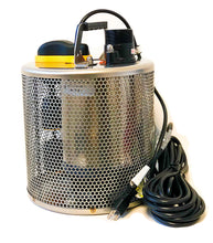 Load image into Gallery viewer, Site Drainer SD 750 V 1Hp Stainless Steel Submersible Dewatering Pump / Sump Pump, Non Clogging Stainless Steel Screen and Integrated Vertical Float