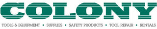 Colony Hardware logo uses Site Drainer